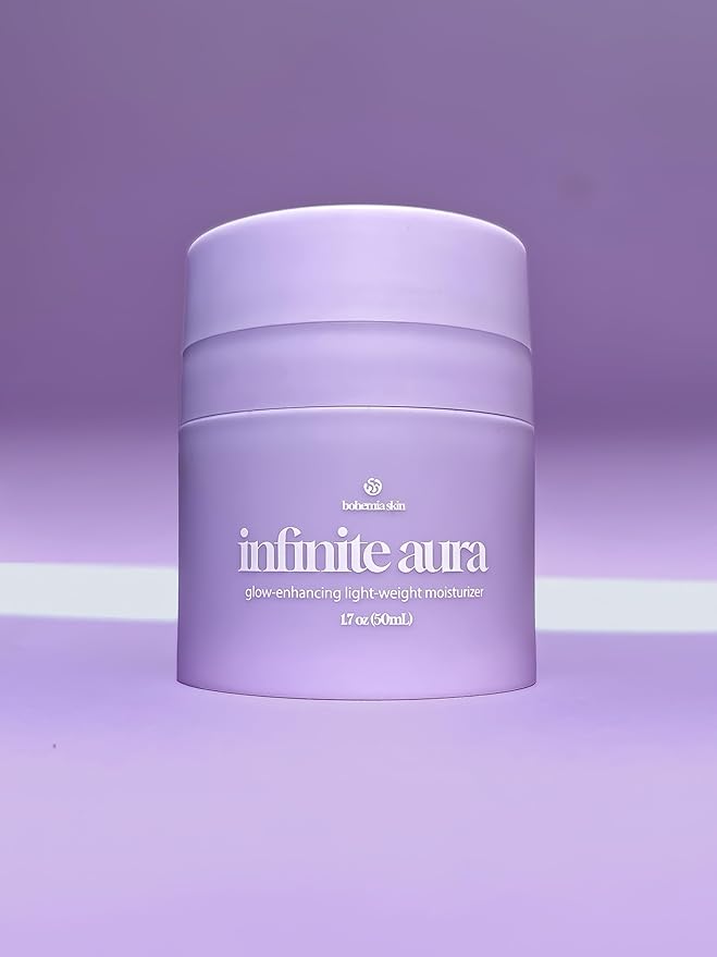 Infinite Aura Face Moisturizer, Hydrating Ceramide & Hyaluronic Acid Cream with Copper Peptide (GHK-Cu) & Vitamin C, Barrier-Repair for Dry/Sensitive Skin, 1.7 oz