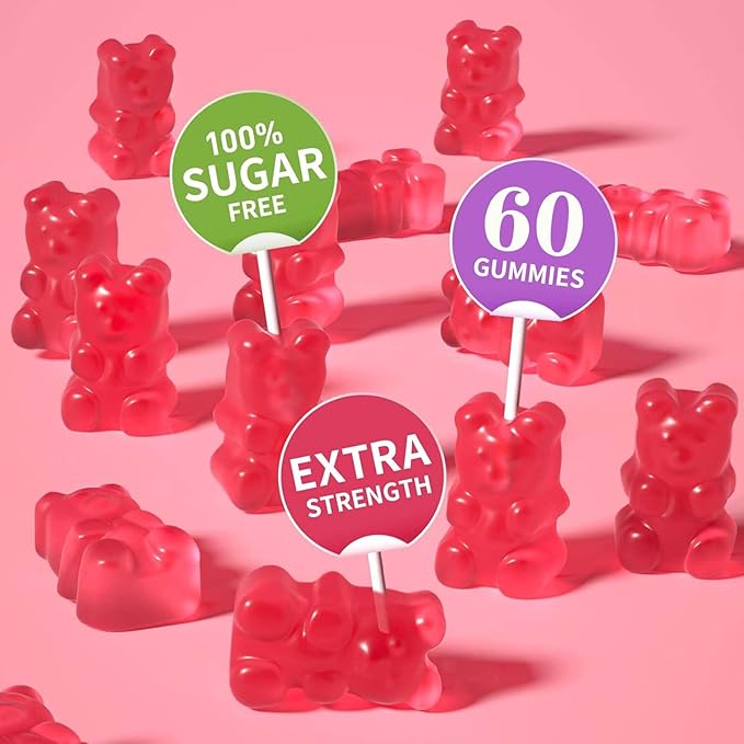 Alpha Lipoic Acid Gummies 600mg with Vitamin B1,B6 & B12,Sugar Free,ALA Supplement for Energy* & Vi*tality,High Absorption,Non-GMO, Vegan, Gluten-Free,Raspberry Flavor,60 Gummies