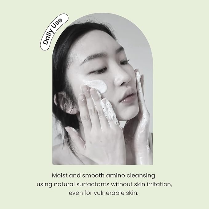 HEIMISH Matcha Biome Amino Acne Cleansing Foam - Deep Cleansing, Hydrating, Calming Facial Cleanser, Gentle Daily Face Wash with Amino Acids, Probiotics, for Oily & Acne-prone Skin, 5.3oz/150g