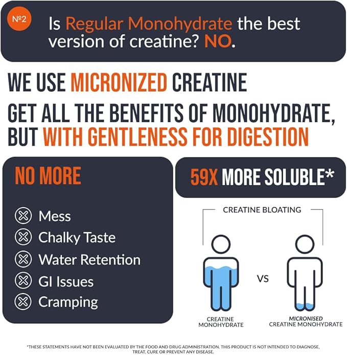 EcoWise Wellness Creatine Monohydrate Gummies 5g, Chewables Gummies for Men & Women, Gluten-Free, Sugar Free, Strawberry