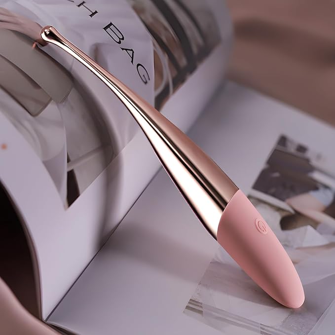 CHARMING Personal Wand Massager with Waterproof Vibration for Full Body Massage Use, Promotes Essence Absorption, Relieves Fatigue - Pink