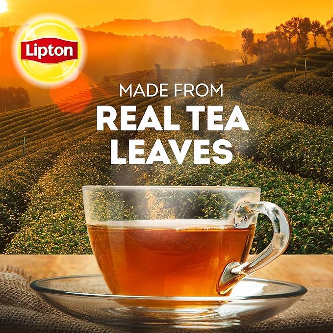 Lipton Black Tea Bags, Hot or Iced, Black tea with Caffeine, 240 Total Bags (20ct - Pack of 12)