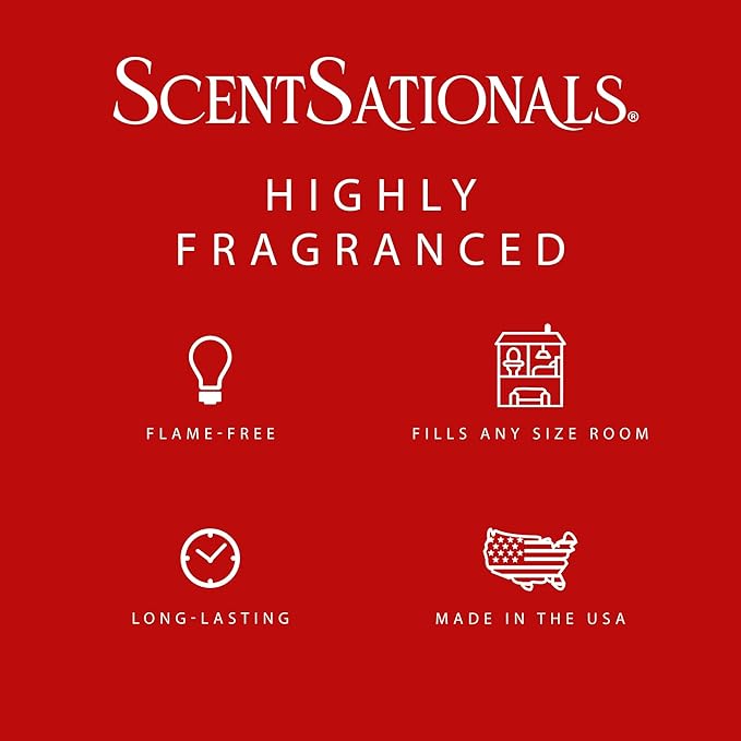 Scentsationals Wax Melts, Wax Cubes Strong Scent – Candy Collection 2 Spicy Hots – Long Lasting Scented Melts for Warmer, 10oz (24-Cubes)