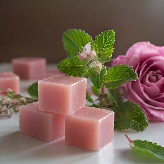 Patchouli Rose Strongly Scented Hand Poured Vegan Wax Melts, 12 Scented Wax Cubes, 6.4 Ounces in 2 x 6-Packs