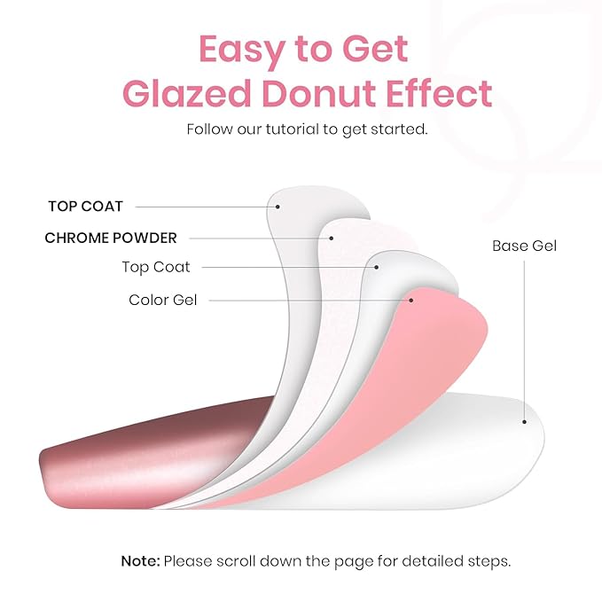 Beetles White Chrome Nail Powder for Gel Nails Pearl Cromer Nail Powder Mirror Effect Nails Gel Polish Glitter Manicure Holographic Pigment Nails Art Design Gifts for Women