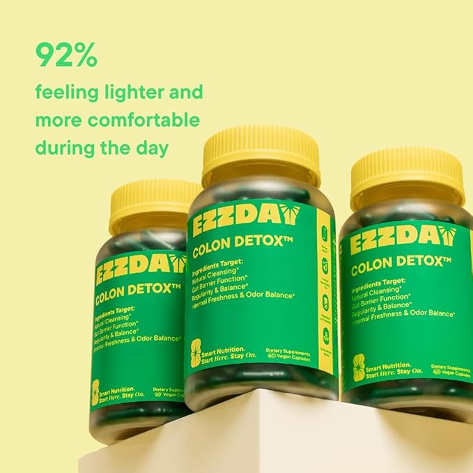 Colon Detox Cleanse | Beyond 14 Day Cleanses | Herbal Intestinal Cleanse & Constipation Relief Capsules with RenewElixir™ 10-in-1 Herbs & Probiotics for Gut Health, Bloating & Weight Support