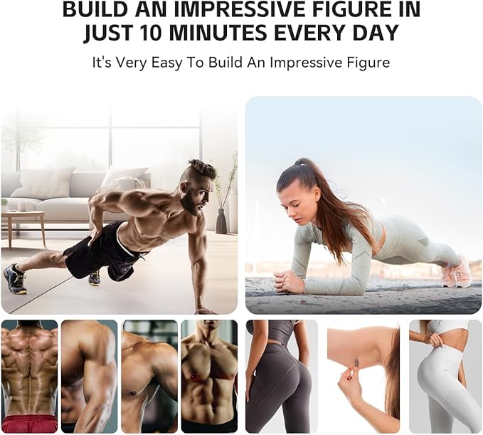 Smart Push Up Board Plank Mat with Counter and Handles, Revolutionize Your Home Workout, Portable, Foldable & Professional - Ideal for Floor Exercises and Strength Training for Both Men and Women