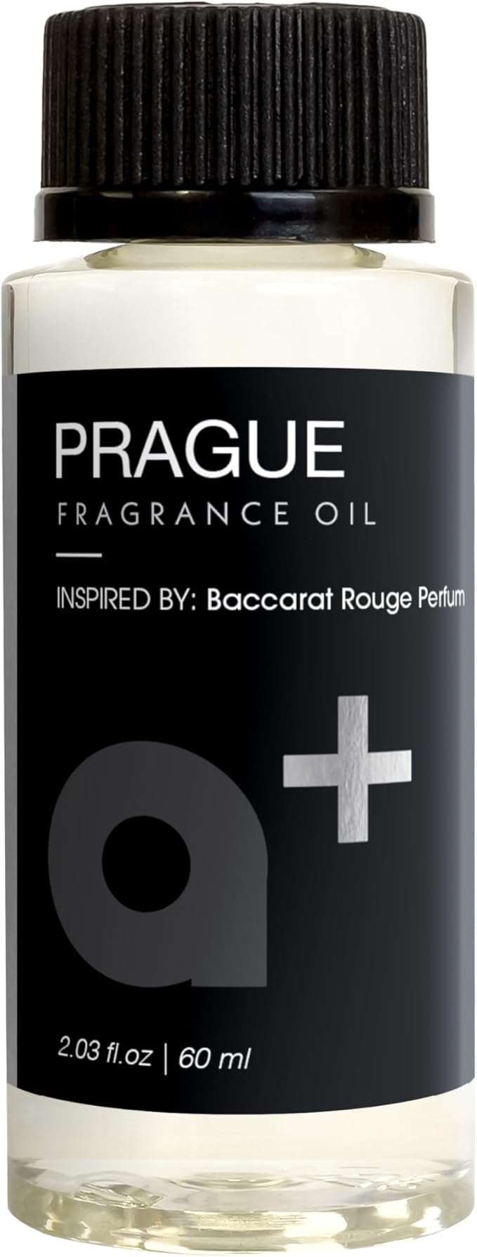 Aromar+ Fragrance Oil – Prague-Inspired by Baccarat Rouge – Luxury Hotel Scent Experience with Woody Oakmoss, Amber & Fresh Citrus – for Waterless Diffusers – Long-Lasting Home Aroma –60mL