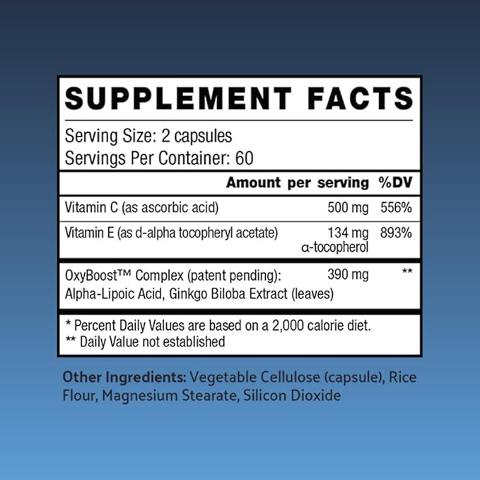 OxyBoost Complex. Altitude Formula for Acclimation to Ski or Mountain Trips with Vitamin C, Alpha Lipoic Acid (60 Servings)…