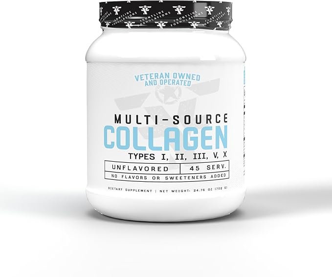 Multi-Source Collagen, Promotes Hair, Skin and Nail Health (Unflavored)