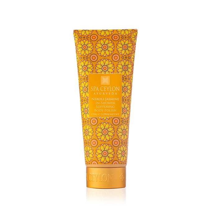 SPA CEYLON Neroli Jasmine In-Shower Softening Body Polish | Exfoliating Shower Scrub | Skin Smoothing Treatment