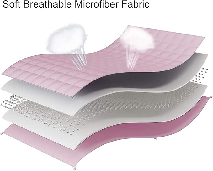 L'AGRATY Weighted Blanket - 36"x48" 5lbs Cooling Breathable Microfiber Material with Glass Beads Small Blanket All-Season Summer Fall Winter Soft Thick Comfort