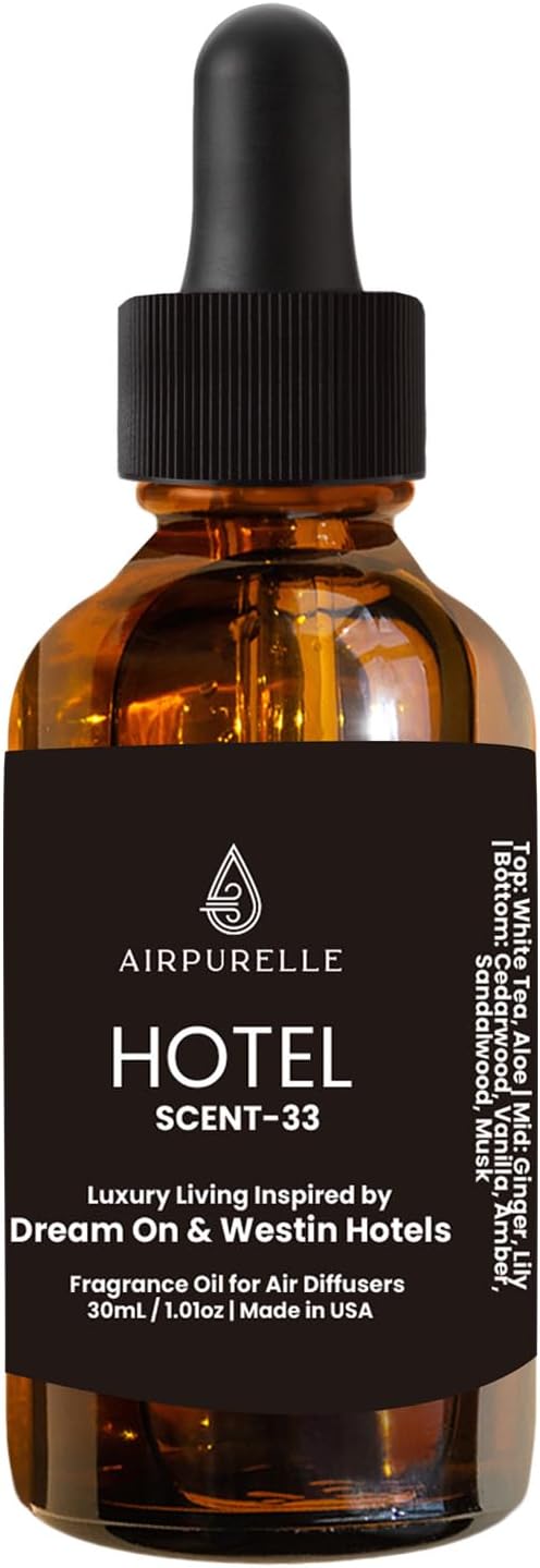 Luxury Diffuser Oil – Crisp White Tea, Lily & Warm Sandalwood Aromatherapy Premium Fragrance Oil for Ultrasonic and Waterless Diffusers 1‑Pack (1 × 1.02 fl oz)-“Dream On” Scent