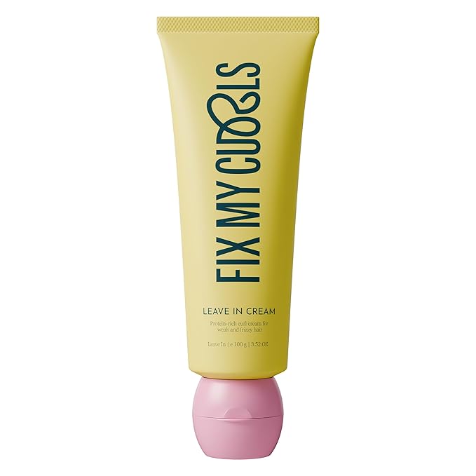 Leave In Cream | Enriched with Jojoba Oil & Nigella Sativa Seed Oil| Curly And Wavy Hair Cruelty-Free Vegan Frizz Control Hydration (3.52oz)