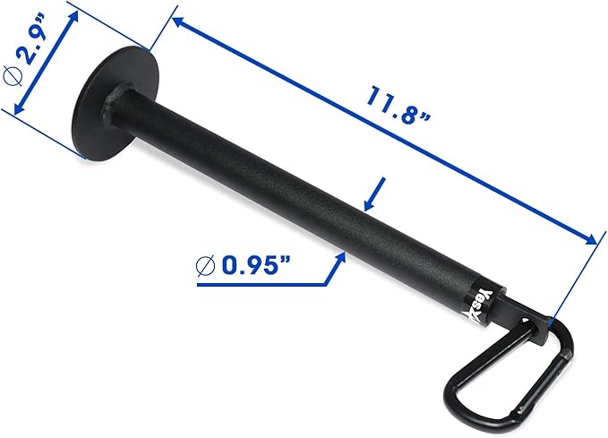 Yes4All Cable Machine Attachment, Double D Hanlde & Tricep Rope Cable Attachment, Weight Machine Accessories Load 880 LB for Home Gym