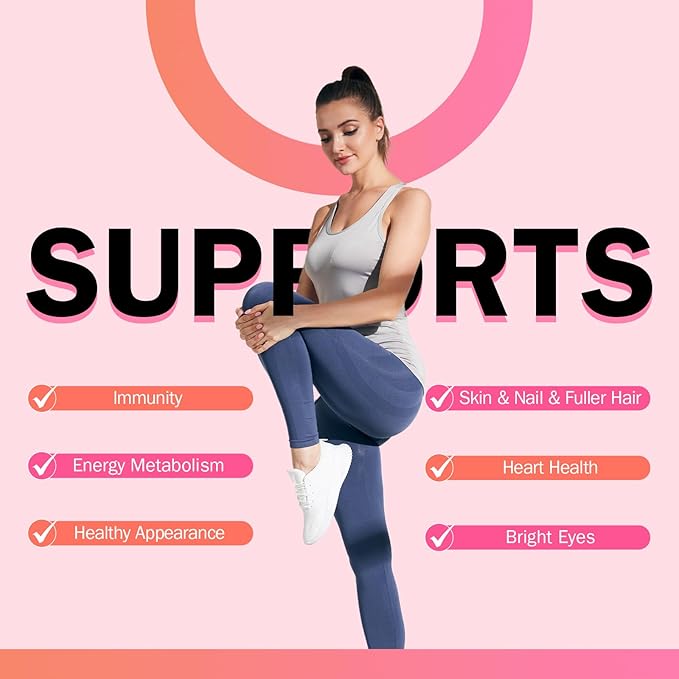 NYO3 Multivitamin for Women with Zinc & Biotin Vitamins A,C,K,B2,B6,B12 & Multimineral | Daily Multivitamins Beauty & Energy | Gluten-Free, 60 Day Supply
