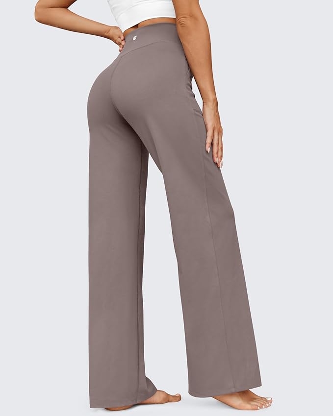 G4Free EverGoing Wide Leg Pants for Women Yoga Pants High Waist Sweatpants with Pockets Stretch Lounge Pants Comfy