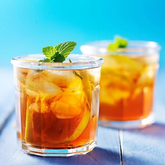 Tetley Black Tea, Decaffeinated Iced Tea Blend, Family Size, 24 Teabags (Pack of 6) - Packaging May Vary