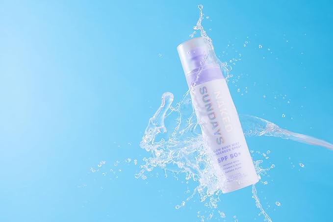 Naked Sundays SPF 50+ Body Sunscreen Spray – Broad Spectrum UVA/UVB Protection, 150 ml Mist
