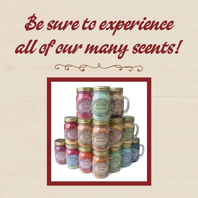 Our Own Candle Company, Very Berry Scented Mason Jar Candle, 100 Hour Burn Time, 13 Ounces