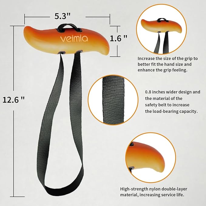 Pull up Handles, Resistance Band Neutral Grip Handles,Multifunction Gym Workout Handles,Cable Machine Handles Used as Pull up Grips, LAT Pull Down Machine Attachment, T-bar Row