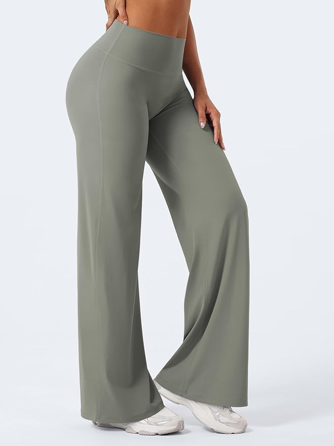 YEOREO Workout Leggings Womens No Front Seam Straight Leggings 29" / 31.5" / 33" High Waist Buttery Eddiy Gym Yoga Pants