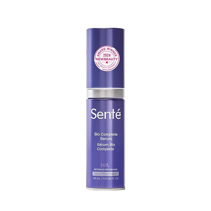 Senté Bio Complete Serum | Retinoid Serum for Sensitive Skin | Gentle, Nourishing & Hydrating | Combats Dull and Aging Skin | 1.0 Fl Oz