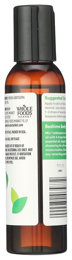 365 by Whole Foods Market, Restoring Avocado Body Oil, Skin & Hair Care, 4 Fl Oz