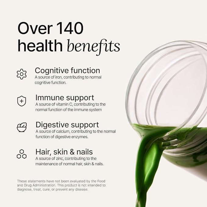 Huel Daily Greens Peach Passionfruit | Superfood Greens Powder | 91 Vitamins, Minerals, and Wholefood-Sourced Ingredients | Adaptogens, Antioxidants, Gut-Friendly Probiotics | 30 Servings