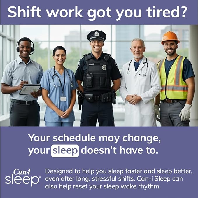 Sleep Faster & Longer: Oral Sleep Spray for Night Shift Workers, EMS, Nurses who Need to Adjust to Shift Changes and Sleep routines. Can-i Sleep Supplement - 90 Servings
