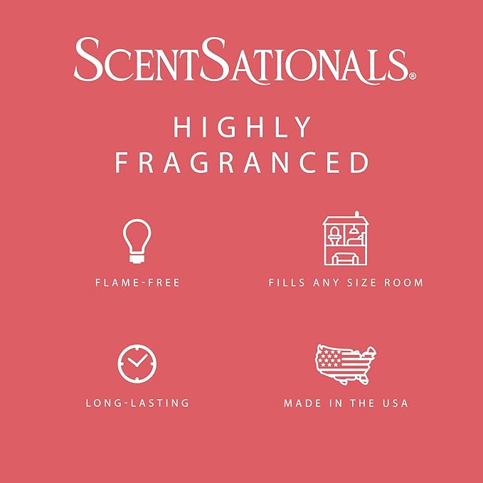 Scentsationals Wax Melts, Wax Cubes Strong Scent – Getaway Collection Tropical Escape – Long Lasting Scented Melts for Warmer, 10oz (24-Cubes)