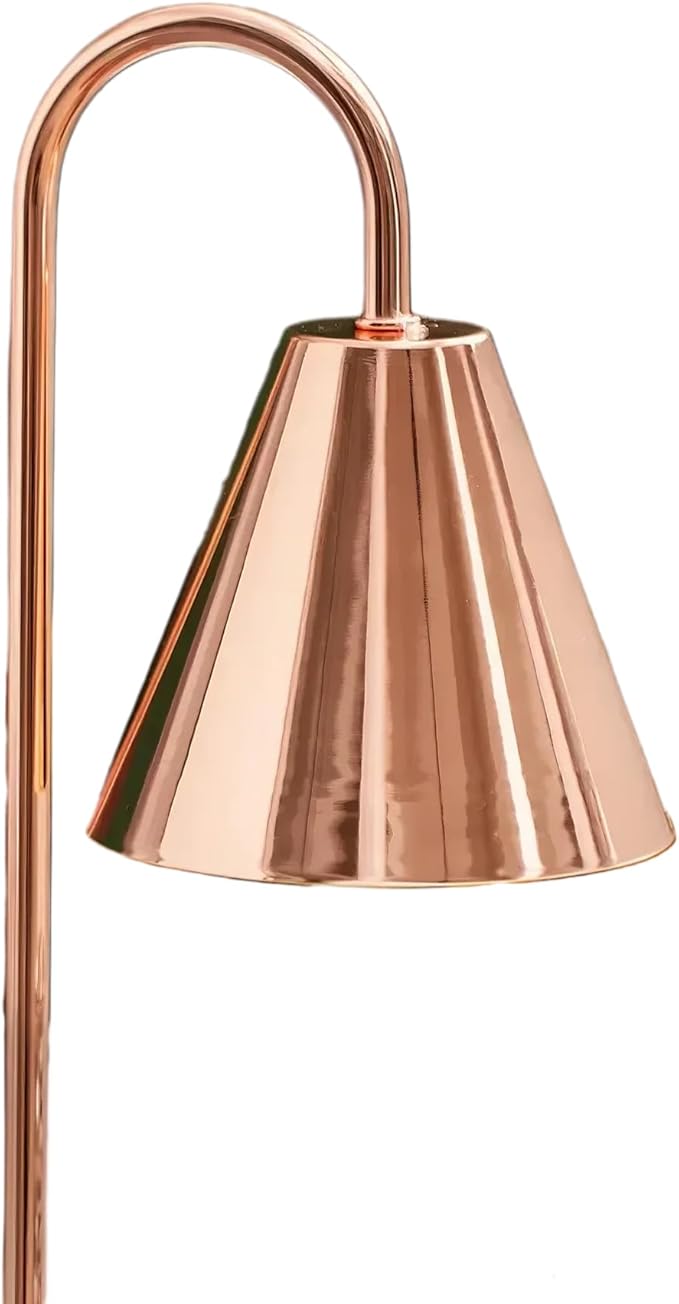Candle Warmer Lamp with Timer-Electric, Home Decor, Dimmable Candle Light Warmer,House Warming Gifts New Home, Christmas Gifts for Women,Wax Melt Warmer for Jar Candles (Rose Gold)