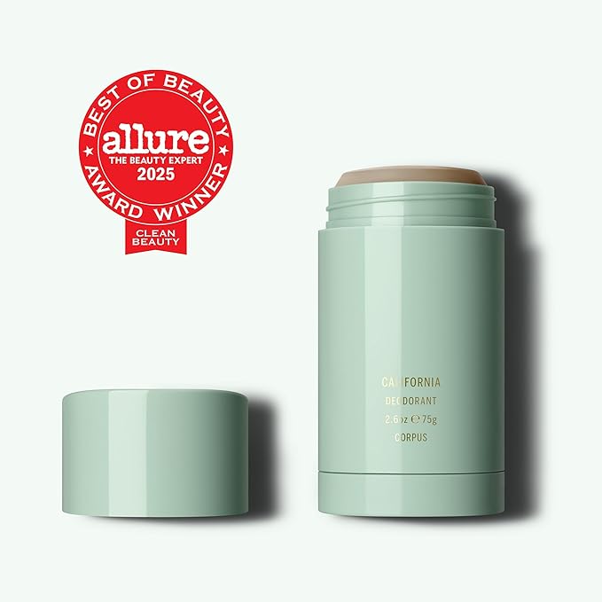 CORPUS - Natural Deodorant Stick For Sensitive Skin | Aluminium + Baking Soda Free | Unisex, Non-Toxic, Made In The USA (California)
