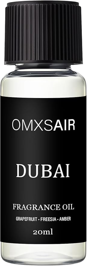 Luxury Hotel Scent Dubai Oil Diffuser Refill Kit | Long Lasting Essential Oil for Large Room, HVAC & Car Waterless Fragrance Diffusers| Nanotech Formula| Spa Calming Aromatherapy Oil (20ml/0.7FL oz)