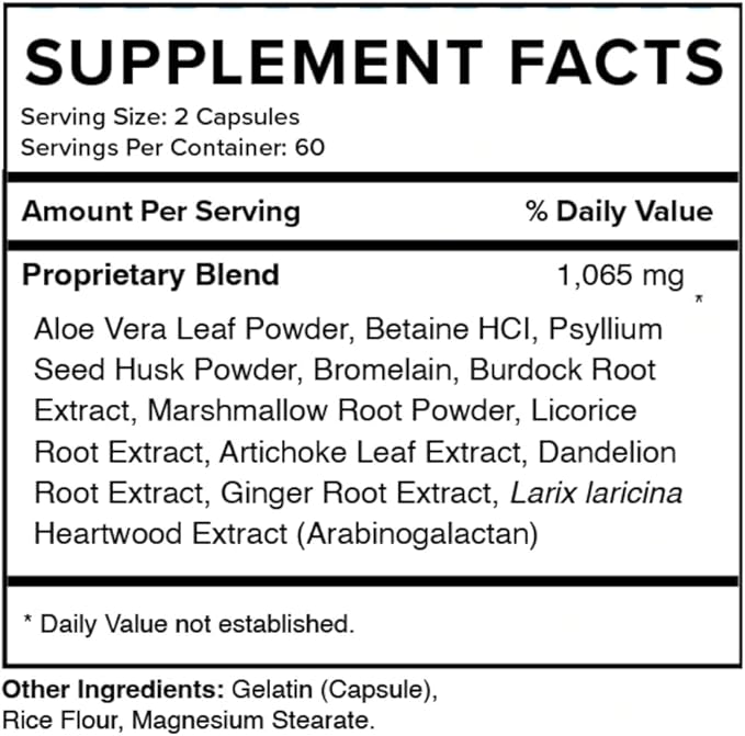 Vatellia Life New from Eaters Digest | Prebiotic | Probiotic | Digestive Support | Gut Soothing | Healthy Gut Lining | Max Nutrient Absorption | 120 Capsules (60-Day Supply)