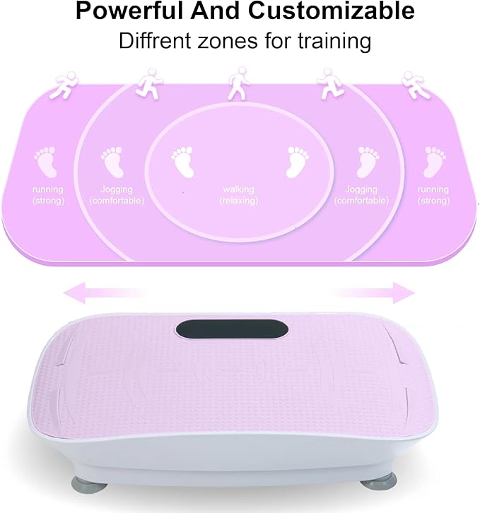 Smart Auto Vibration Plate – 10-Level Silent Shaker Machine for Weight Loss, Toning & Massage | No-Remote Patented Start-Stop, Quiet Motor, 10-Min Auto Workout for Unisex