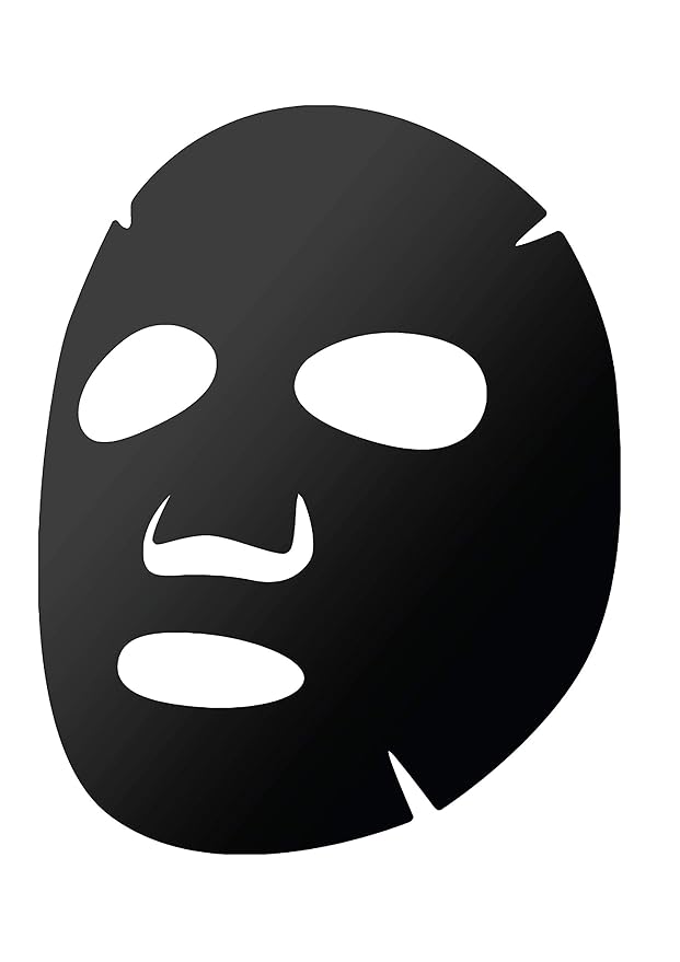 JAYJUN Real Water Brightening Black Mask, Pack of 10 Sheets, 25ml, 0.84 fl. oz., Brightening, Hydrating, Sheet Mask, 3 Step