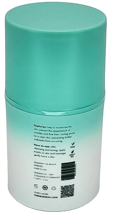 Retinol Cream for Face Anti Aging Moisturizer Wrinkle 1.7oz Night and Day with Botanical Hyaluronic Acid, Vitamin E, Jojoba Oil Aloe Vera Vegan - New Pump Bottle!