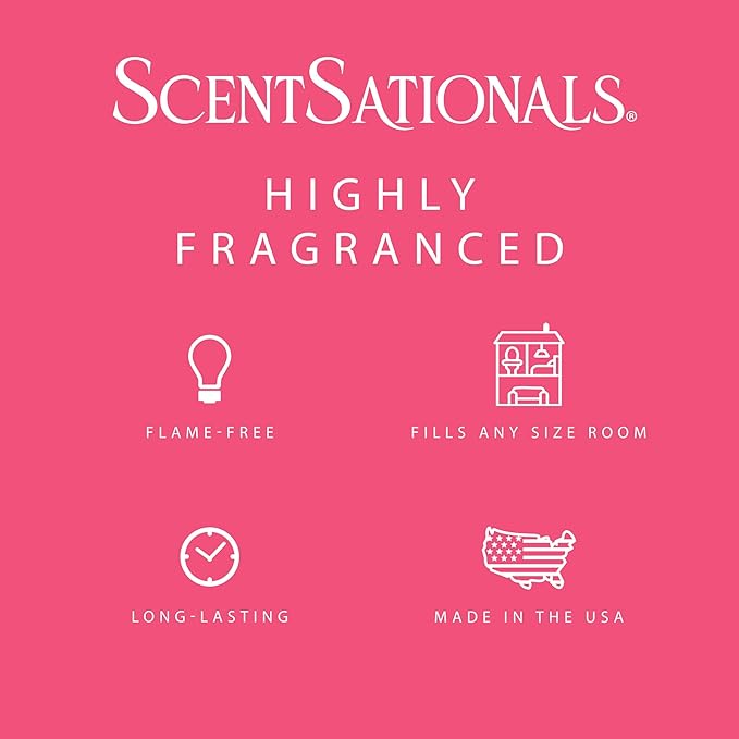 Scentsationals Wax Melts, Wax Cubes Strong Scent – Candy Collection 2 Tropical Gummies – Long Lasting Scented Melts for Warmer, 10oz (24-Cubes)