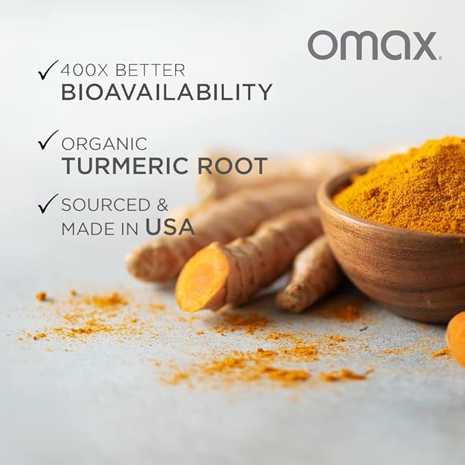 Omax3 HydroCurc Turmeric Curcumin Softgels, Highly Bioavailable, Nanoparticle Potency & Absorption (60 Softgels)