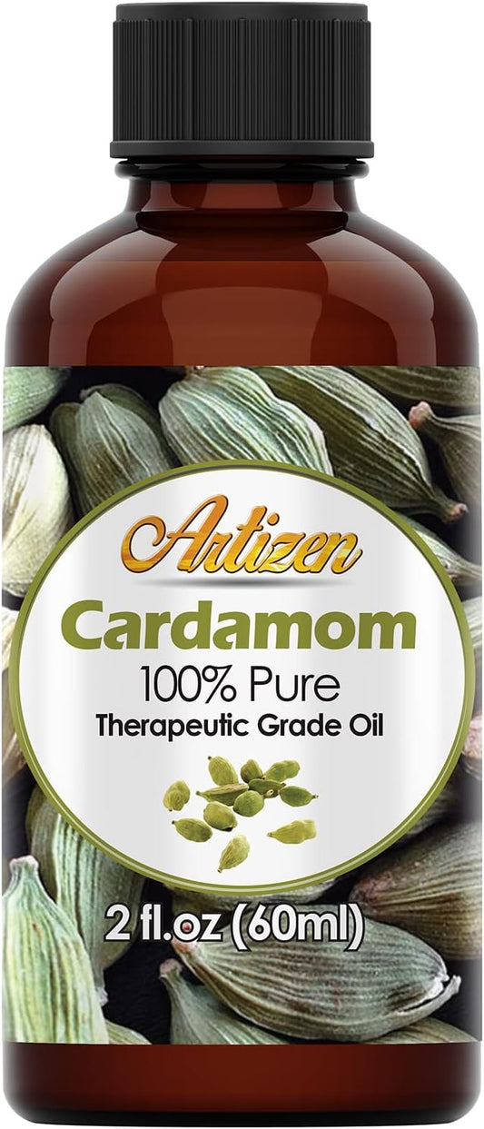 Artizen 2oz Oils - Cardamom Essential Oil - 2 Fluid Ounces