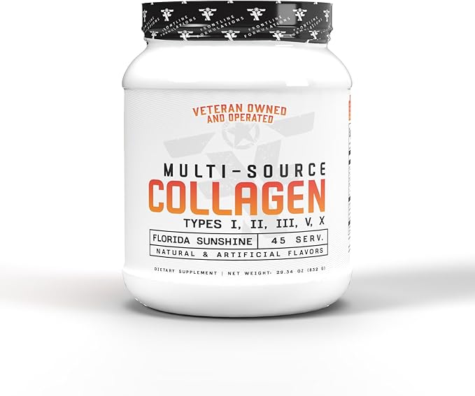 Multi-Source Collagen, Promotes Hair, Skin and Nail Health (Florida Sunshine)