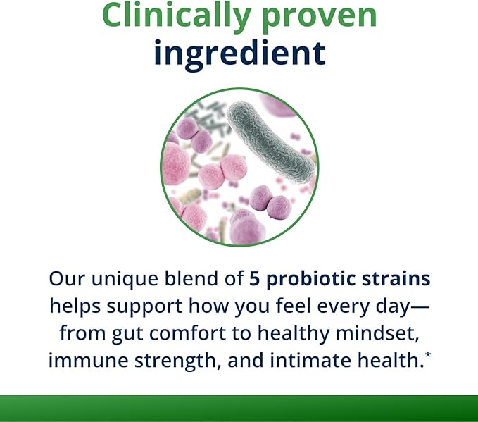 Metagenics UltraFlora Complete Women's Probiotic - Shelf-Stable 5-in-1 Multi-Benefit Formula for Digestive, Immune, Vaginal, Urogenital & Microbiome Health* - 30 Capsules