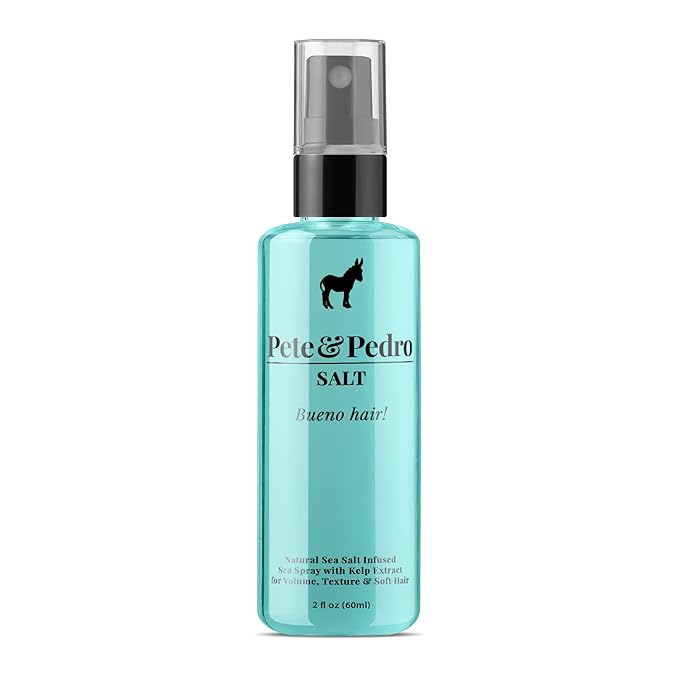 Pete & Pedro SALT - Natural Sea Salt Spray for Hair Men & Women, Adds Instant Volume, Texture, Thickness, & Light Hold | Texturizing & Thickening | As Seen on Shark Tank, 2.0 oz.