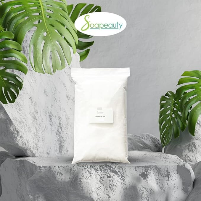 Soapeauty DENDRITIC Salt 4 lbs | Bath Scrub, Exfoliants, Milk Bath, and More | Premium Fine Grain for Body Relaxation