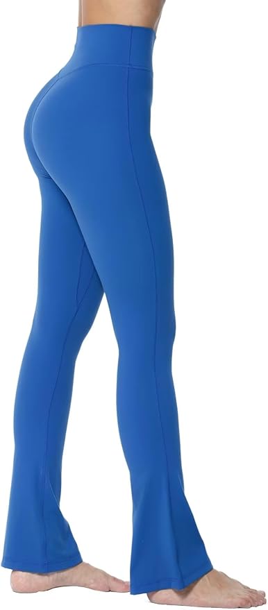 Sunzel High Waist Mini Flared Leggings for Women, Tummy Control Casual Flare Yoga Pants for Yoga Workout Gym