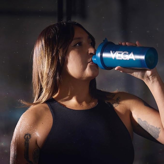 Vega Premium Protein + Supergreens - 20g Protein, Creamy Vanilla, 25 Servings, Spinach,Kale, Alfalfa Grass, Broccoli, 0g Added Sugar, Non-GMO, Gluten Free, Dairy Free, 1.68 lbs (Packaging May Vary)