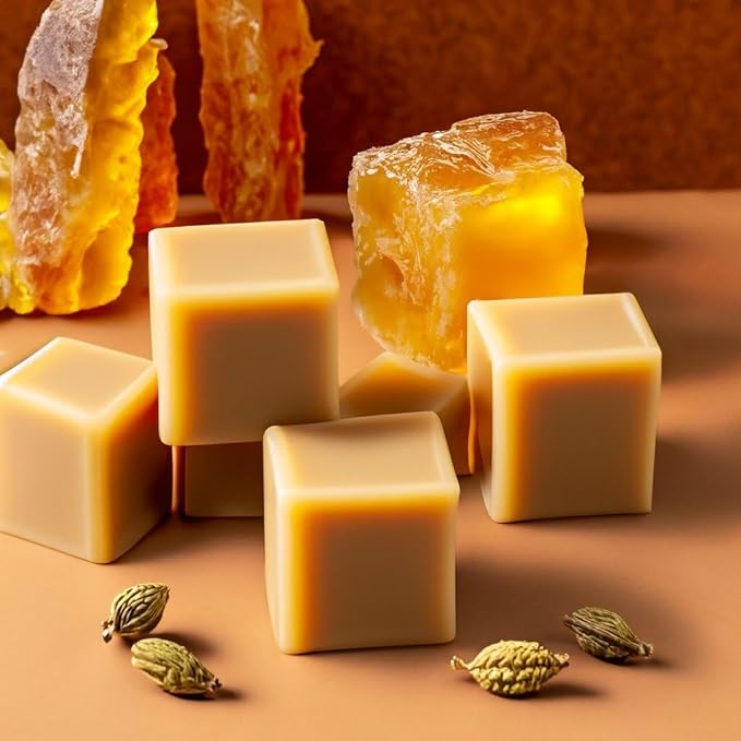 Patchouli Sandalwood Strongly Scented Hand Poured Vegan Wax Melts, 12 Scented Wax Cubes, 6.4 Ounces in 2 x 6-Packs