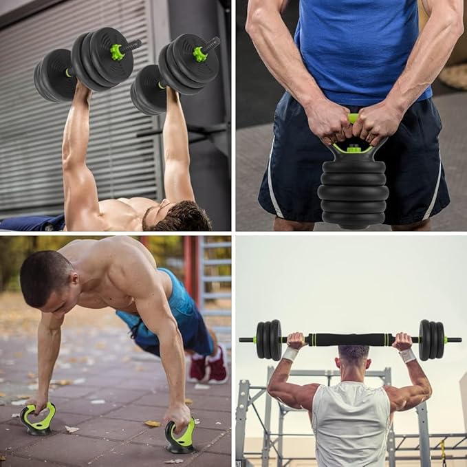 Adjustable Dumbbell Set, Adjustable Weights 30/44 /66/88 LBS Free Weight Set for Home Gym