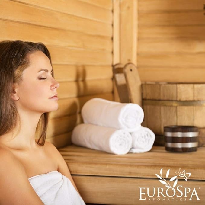EuroSpa Aromatics Pure Eucalyptus Oil ShowerMist and Steam Room Spray, All-Natural Premium Aromatherapy Essential Oils - Tea Tree Infused, 2oz